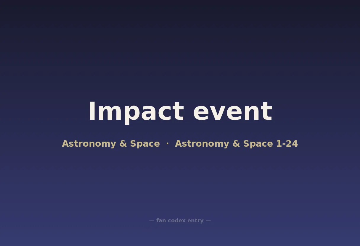 Impact event