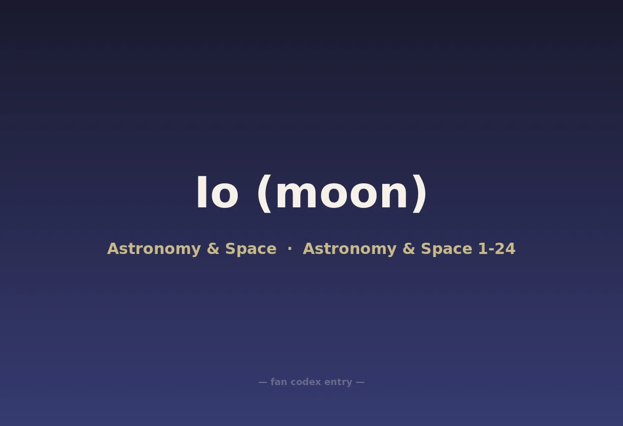 Io (moon)