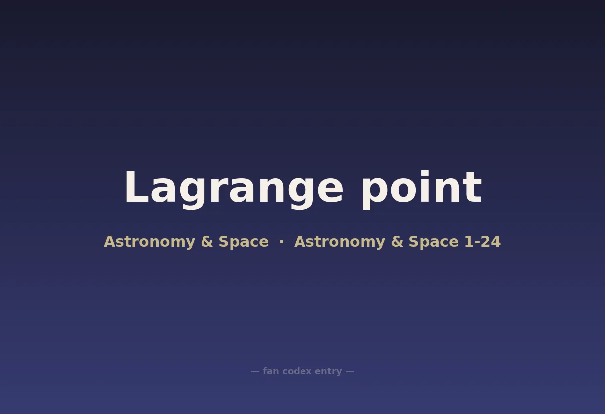 Lagrange point